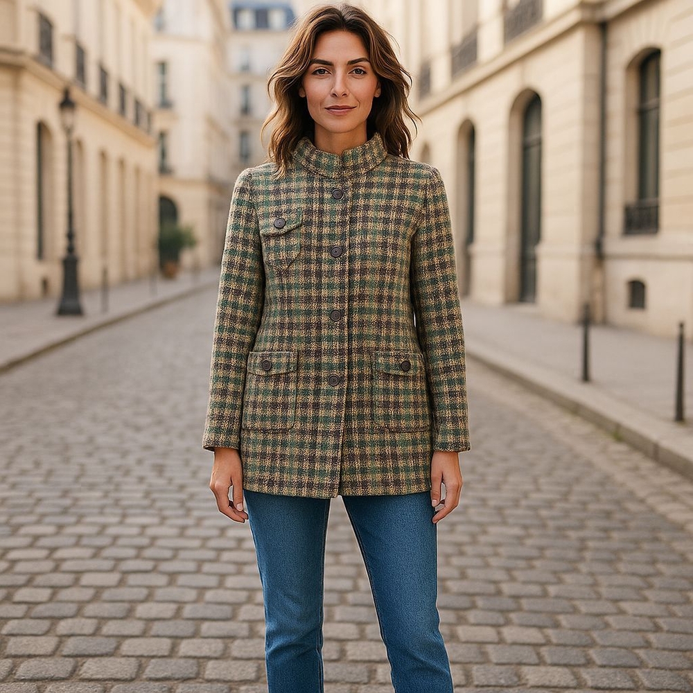 LU LUVIA COAT PRE-OWNED SIZE MEDIUM - Picture 12 of 13